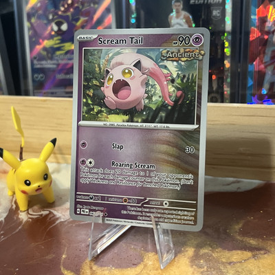 scream tail pokemon card price Scream Tail SV4K 071/066 AR Card main image 0