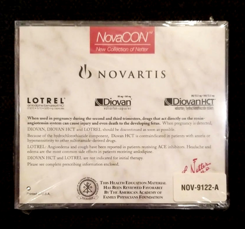 Pharma Drug Rep Promo Brand New/Sealed Hypertension From Novartis CD-Rom