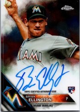 2016 Topps Chrome #RA-BE Brian Ellington Rookie Autographs