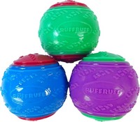 3 StüCk Quietschende HundebäLle Ruff Ruff Ruff 6,5 Cm Durchmesser