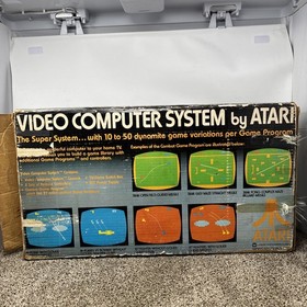 Atari 2600 Heavy Sixer Console In Box Chess Piece Box Tested Works Bundle