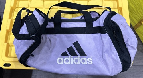 Duffle Gym Bag Adidas Violet Purple and Black School Sports Track Basketball