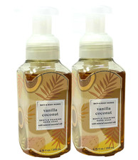 2 BATH BODY WORKS VANILLA COCONUT GENTLE FOAMING HAND SOAP 8.75 FL OZ NEW