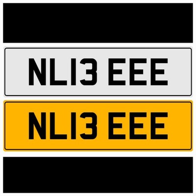 LEE LEA LEEANE LEEROY LEIGH LEN LEEYA PRIVATE REGISTRATION NUMBER PLATE NL13 EEE