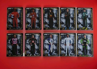 2025 Topps UK Turbo Attax F1  Full Black Edge Set 10 Cards EDG1-EDG10 Rare  | eBay