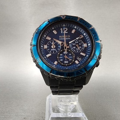 SEIKO WIRED クロノグラフ腕時計 dショッピング |セイコー ワイアード SEIKO WIRED チタン クロノグラフ