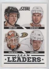 2013-14 Score Team Leaders Corey Perry Ryan Getzlaf Viktor Fasth #551 i9x