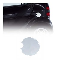 Tankdeckel Blenden Tankverschluss FüR Smart Fortwo 1998-2007 Edelstahl Chrom