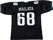 Jordan Mailata Signed Philadelphia Eagles Jersey #68 Beckett Witness COA