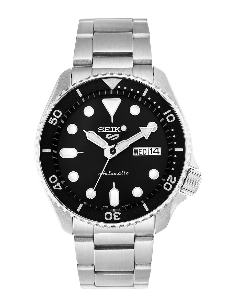 Seiko Men's 5 Sports Automatic Black Dial Watch - SRPD55K1 NEW | eBay