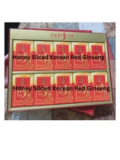 Sambok Food Honey Sliced Korean Red Ginseng (20g x 10 packs) US Free Ship
