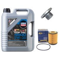 MotoröL Filter Set 5W-30 5 Liter + ÖLablassschraube FüR Opel Vectra B Saab 9-3