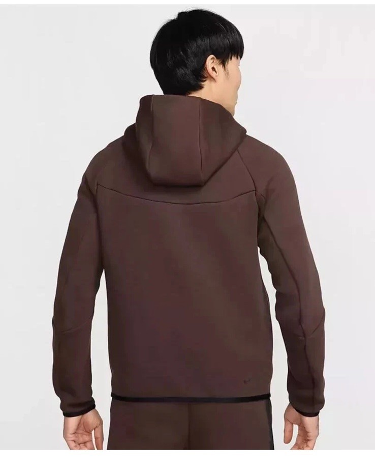 Nike Tech Fleece Full-Zip Hoodie Baroque Brown Men's Sizes New