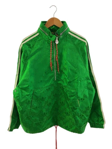 GUCCI giacca nylon GG macro 50 verde 696651 Z8A2H usata