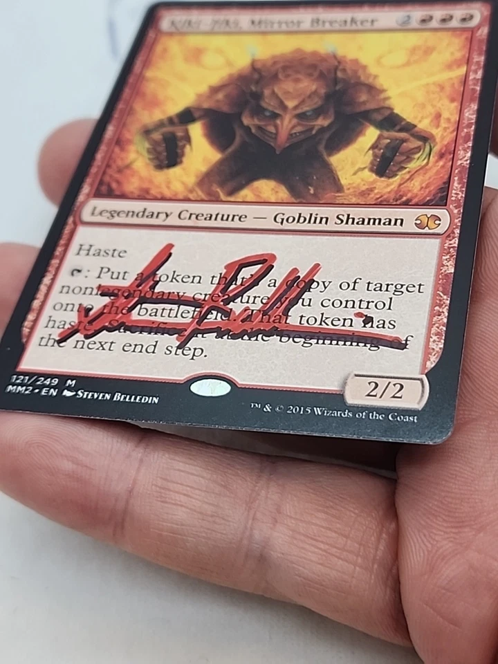 Kiki Jiki Mirror Breaker SIGNED RED SHADOW Steven Belledin MTG Magic *CCGHouse* - Image 3 of 4