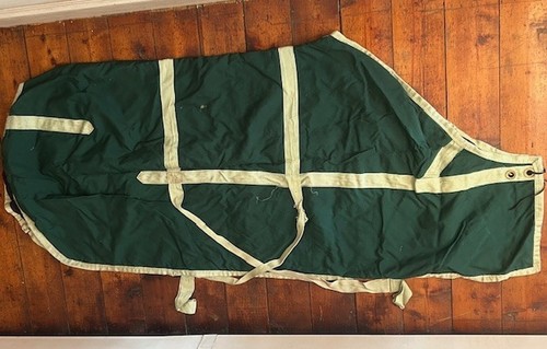 RaDon Thinsulate Turnout BLANKET sz Horse 76" Hunter w/Lt. Green Trim VGC