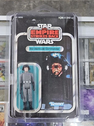 Star Destroyer Commander 31 Back STAR WARS Kenner Vintage Original Card Back NEW