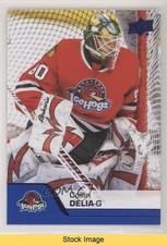 2020-21 Upper Deck AHL Blue Collin Delia #52 READ 0a4