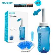 MAMIJOY  300ML Nose Wash Cleaner Nasal Irrigator Rinse Bottle Nose Protector Avo