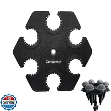 Zestwrench Hexagon Multi Mic Holder for Wired and Wireless，Compatible with 5/