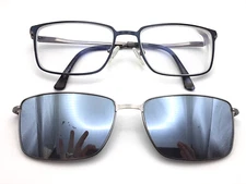 Revolution Eyewear Medford Navy w/ Magnetic Sun Clip  57 18 145 9/G9