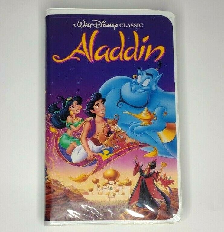 ディズニー・アラジンより Aladdin VHS Walt Disney's Black Diamond Classic Edition Rare