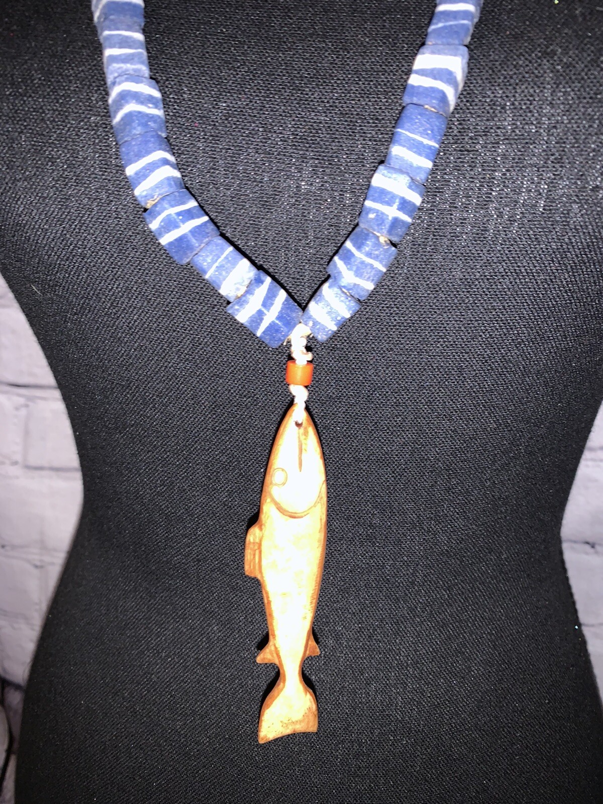 Unique Nautical Fish Themed Statement Necklace - image 3