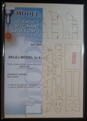 Sklej Model 04 (1/2015) - lasergeschnittene Rahmen - Küstenwachenschneid USCG 20