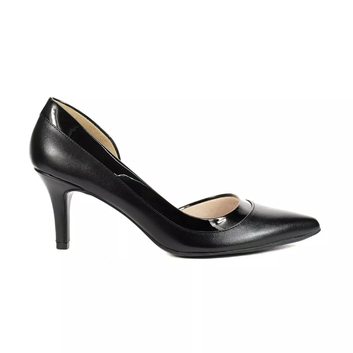 Lifestride Swann Black Leather High Heels