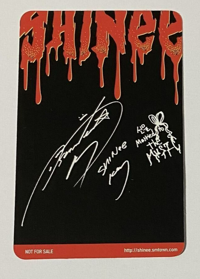SHINee Married to the Music MTTM Photocard PC 4th Full Album