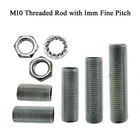 M10 Full Thread Hollow Rod Tube Electrical Lamp Socket 20mm-40mm Threaded Pipe