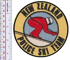 Skiing New Zealand Police Ski Team Patch NO TARIFF