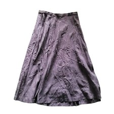 Brooks Brothers Vintage Wool Pleated Midi Skirt in Burgundy 4