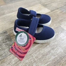 CIENTA Boat Shoes Toddler 3.5 EU 19 Mary Jane Strap Glitter NEW NWOB