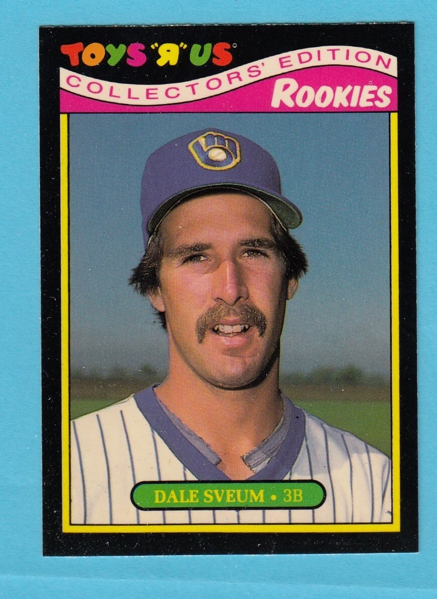 1987 Toys "R" US Topps Baseball Rookies Dale Sveum Brewers Box 735