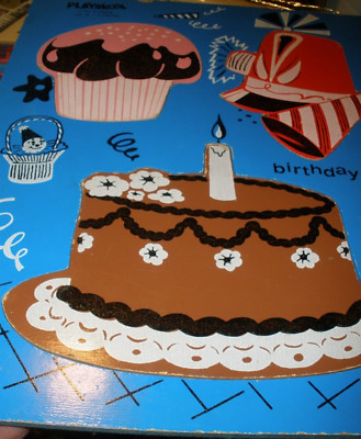 Vintage Playskool Wooden Puzzle Ages 2-4 Years 3 Pieces BIRTHDAY PARTY