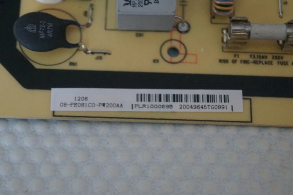 PSU POWER SUPPLY BOARD 40-P081C0-PWD1XG FOR 32" HANNSPREE HSG1210 LED TV - Image 4 of 4