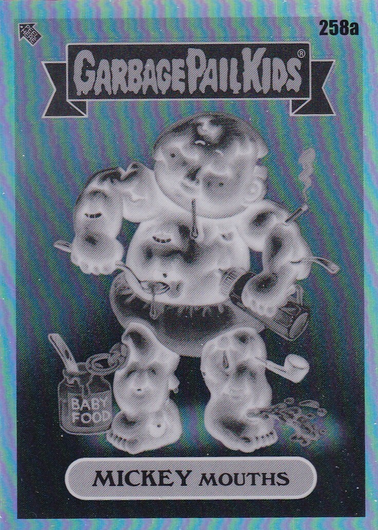 2024 Topps Chrome GPK OS7 Mickey Mouths #258A Negative Refractor