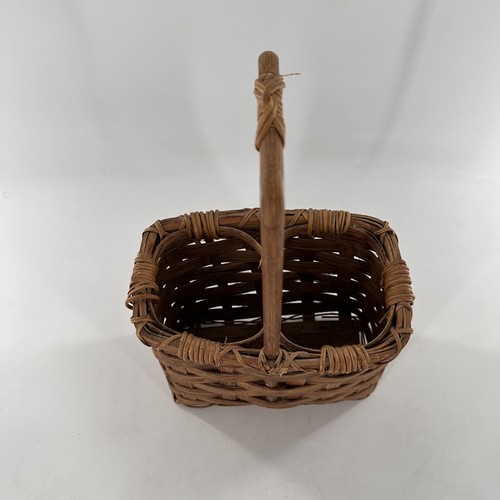 Rustic Double Wicker Wine Bottle Carrier Basket Storage Cottage Farmhouse Farm b - Picture 13 of 19