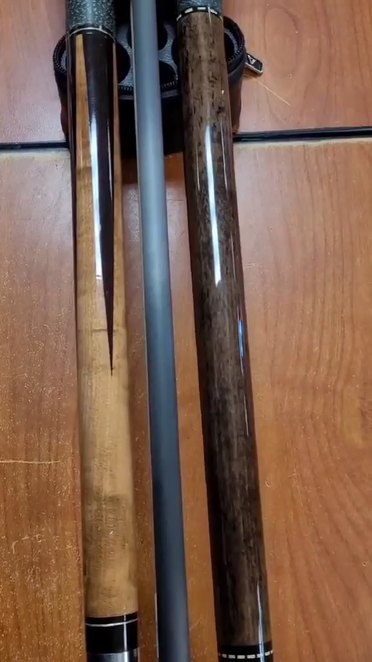 Pechauer JP01-S Cue, Vintage Nick Varner Cue , Rhino 12.2 PSJ CF Shaft ...