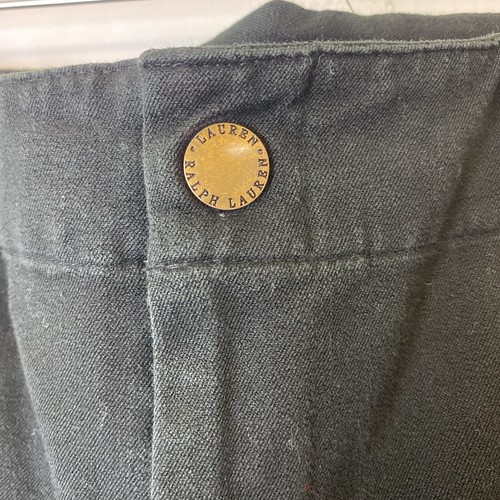 Lauren Ralph Lauren Cotton Blend Black Ladies Trousers Jeans UK 8 Straight Leg - Picture 2 of 6