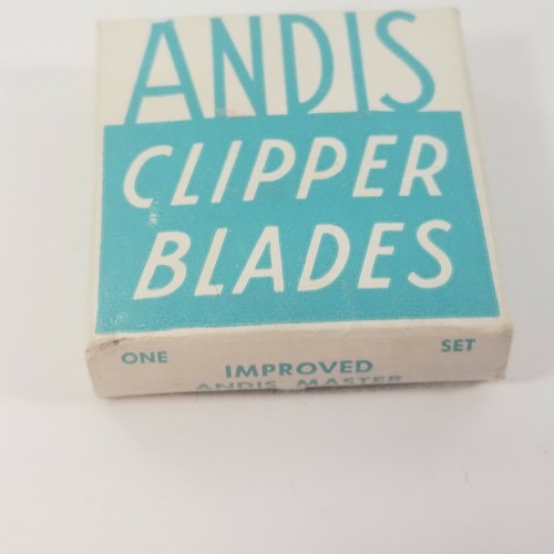 Vintage Andis Clipper Blades Box Only Improved Andis Master 