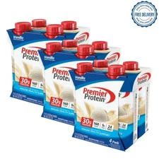 Premier Protein Shake, Vanilla, 30g Protein, 11 fl oz, 12 Ct