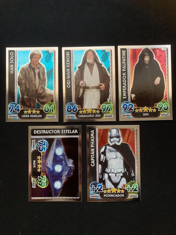 Star Wars Force Attax: The Force Awakens 2015 Cards /SPANISH/ CHOOSE - Imagen 3 de 4