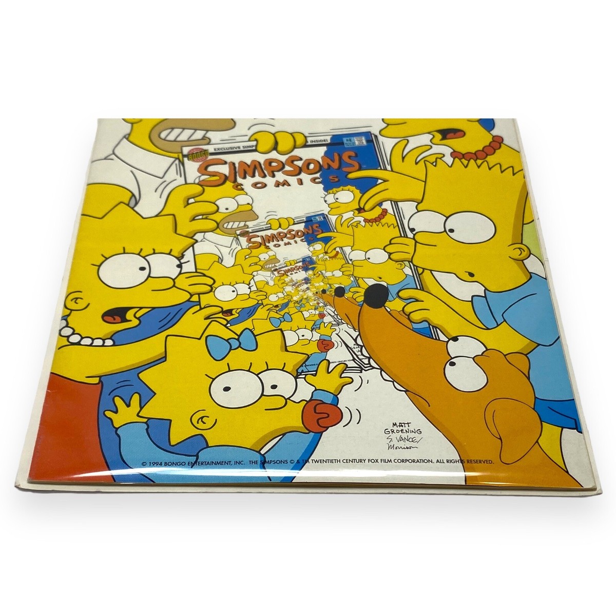 1994 Bongo Comics - The Simpsons - Comic Book #4 - With Factory
