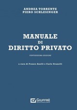 Manuale di Diritto Privato Torrente