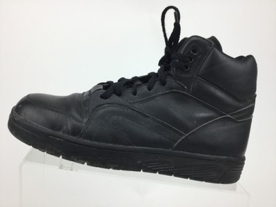 black high top work shoes