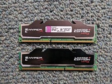 KINGSTON HYPERX 8GB 2X4GB DDR3-1600MHz PC3-12800 1.65 KHX1600C9D3X1K2/8GX