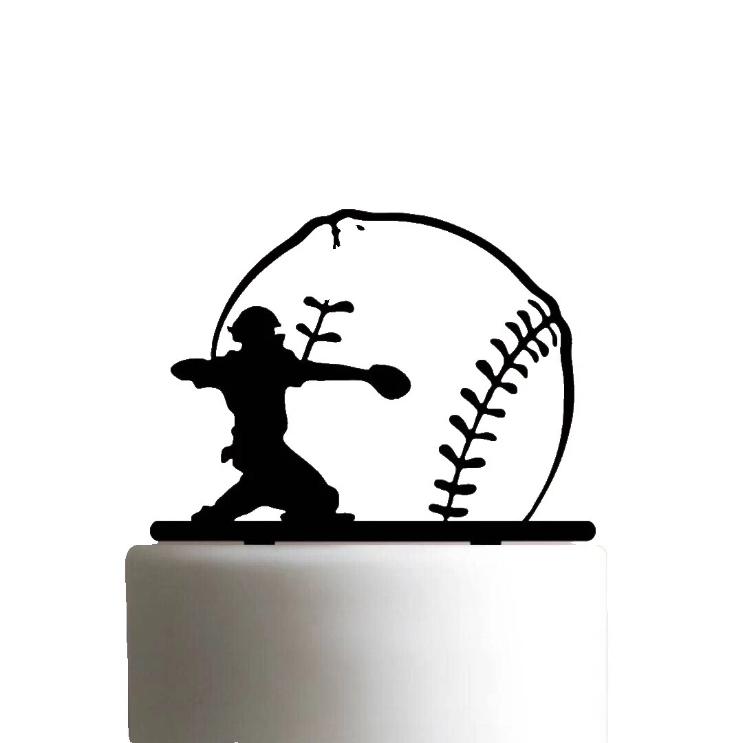 Béisbol todas las ocasiones Cake Toppers & Cupcake Picks