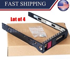 4Pcs 3.5" LFF HDD Drive Caddy Tray for HP ProLiant ML30 Gen9 Gen10 774026-001